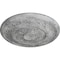 Ekena Millwork Nestor Ceiling Medallion (Fits Canopies up to 5"), 25 7/8"OD x 2 1/4"P, Ultra Pure White Crackle CM25NEUWC - alternate 2